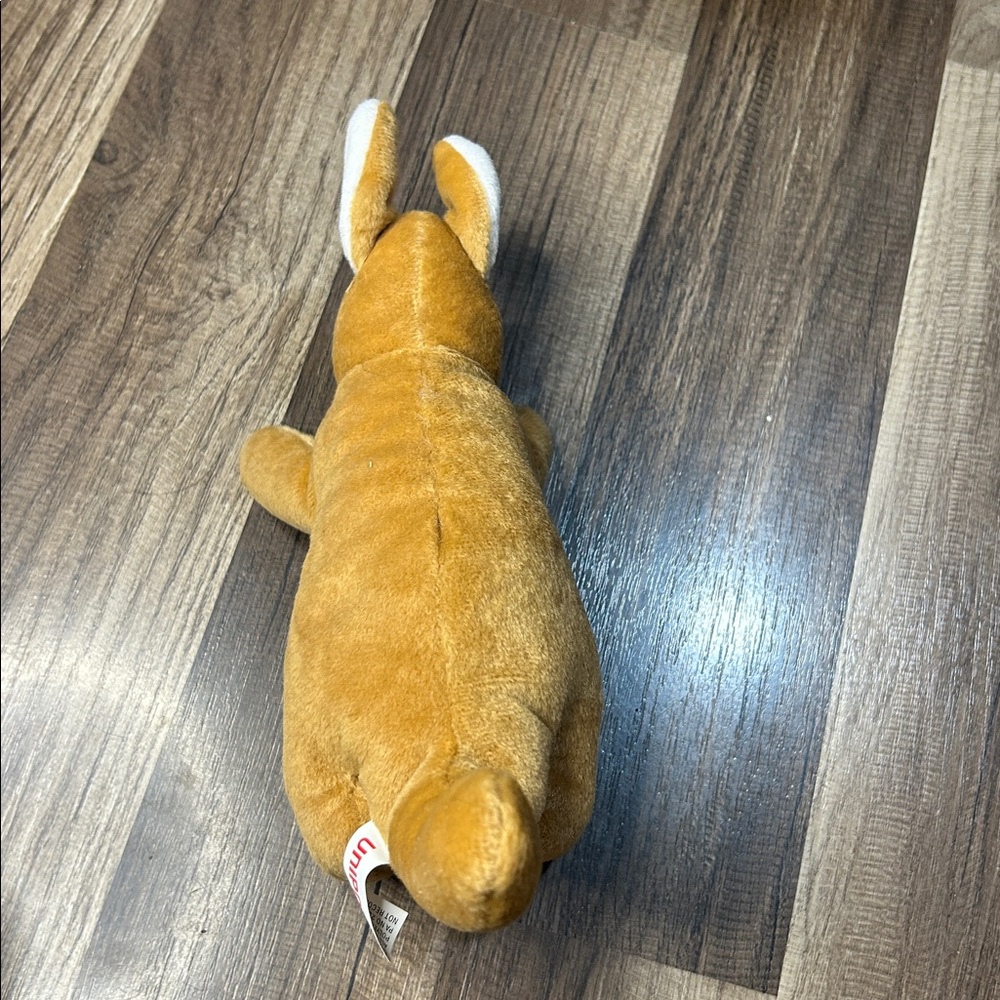 Plush Kangaroo with Joey Stuffed Animal - Golden Tan and Cream - Picture 5 of 7